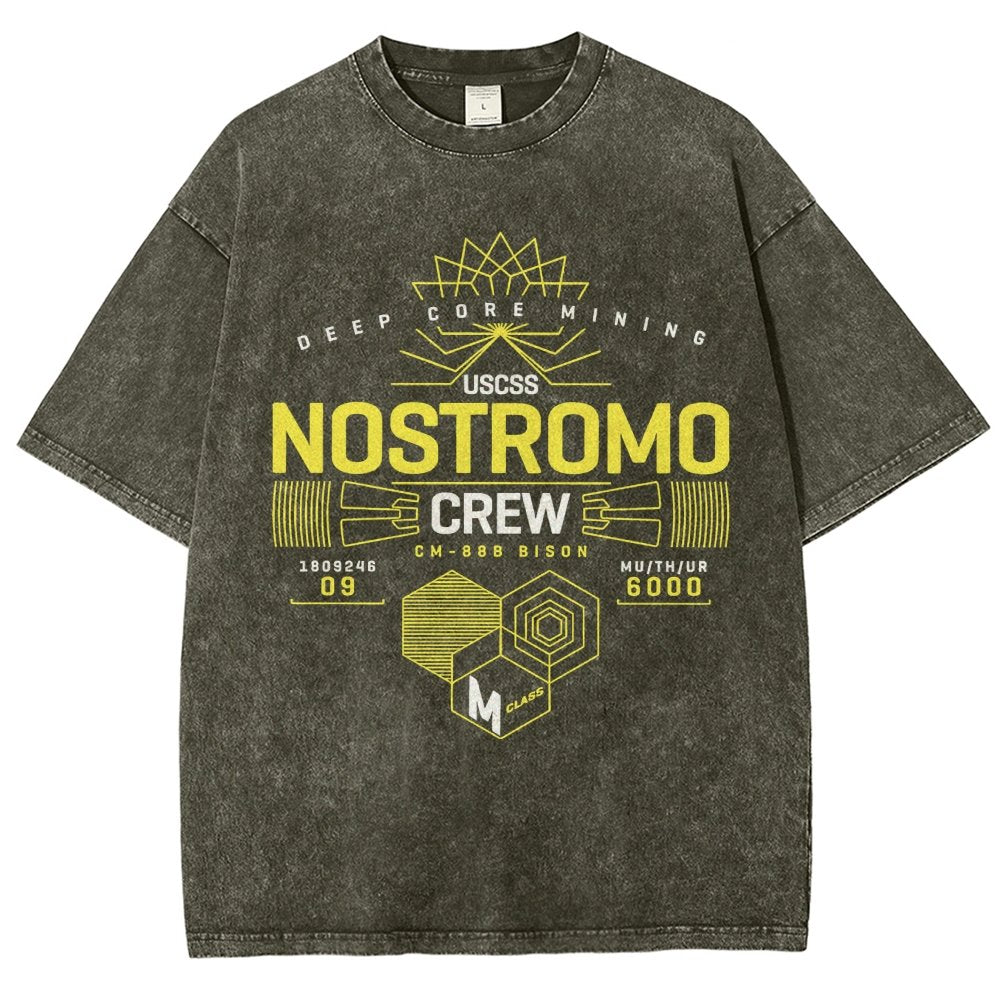 Nostromo Crew Vintage Distressed T-shirt