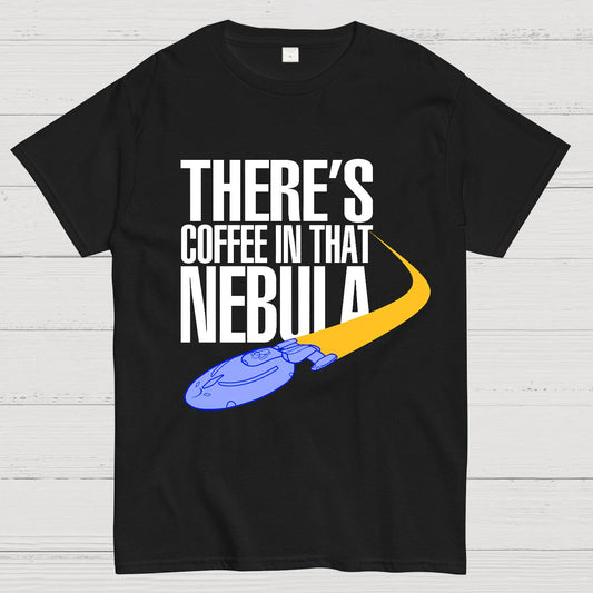 Coffee In That Nebula By Kwamster Geek T-Shirt