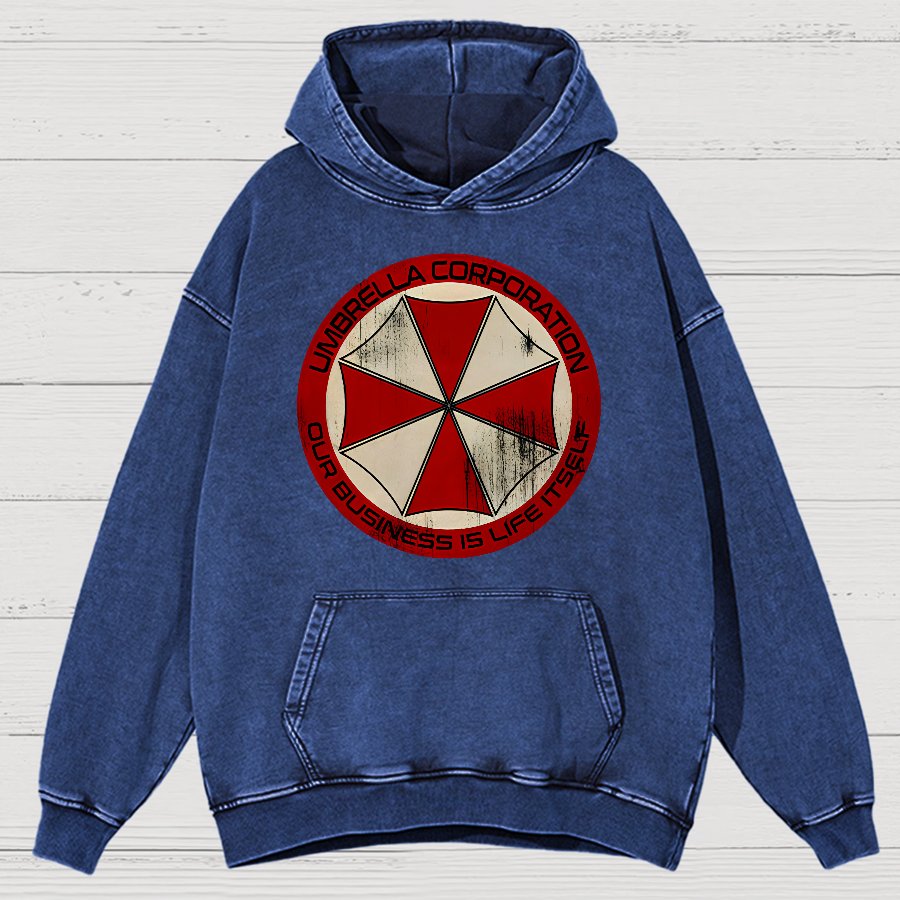 Our Business is Life Itself Vintage Distressed Hoodie