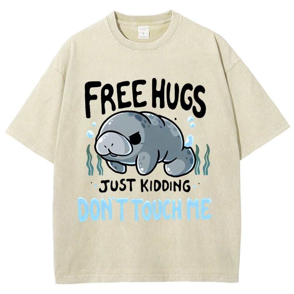 Free Hugs Vintage Distressed T-shirt