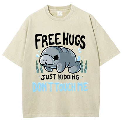 Free Hugs Vintage Distressed T-shirt