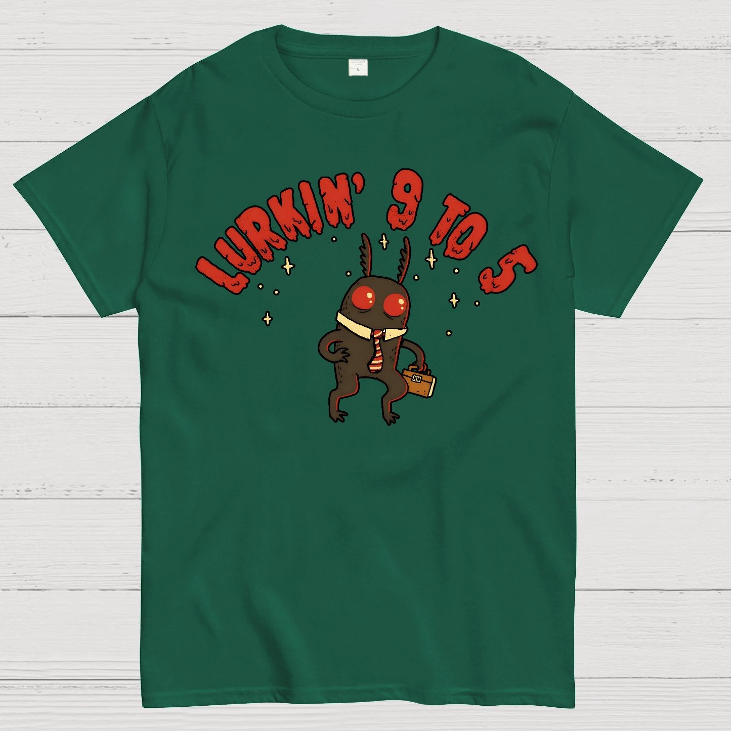 Mothman's Day Job Geek T-Shirt