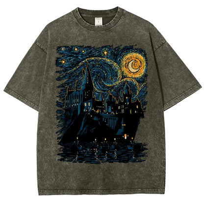 Starry School Vintage Distressed T-shirt