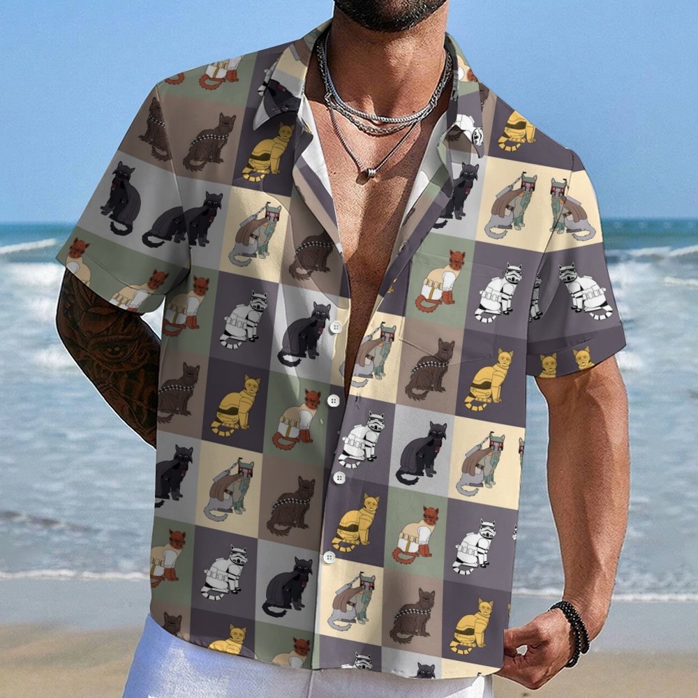 Cats Geek Hawaiian Shirt