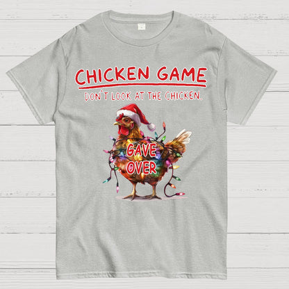 Funny Chicken Game Geek Christmas T-Shirt