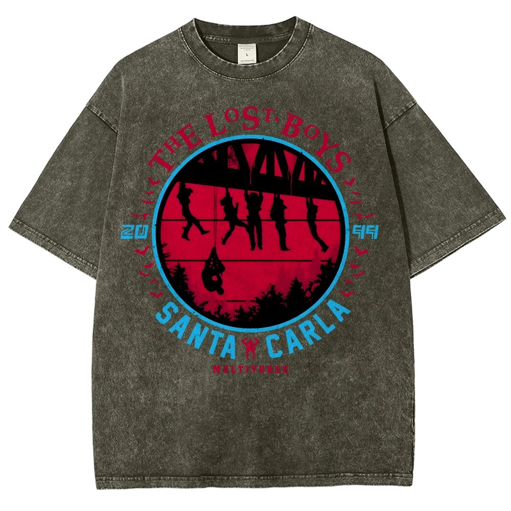Futuristic Wanderers 2099 Vintage Distressed T-shirt