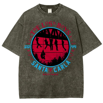 Futuristic Wanderers 2099 Vintage Distressed T-shirt