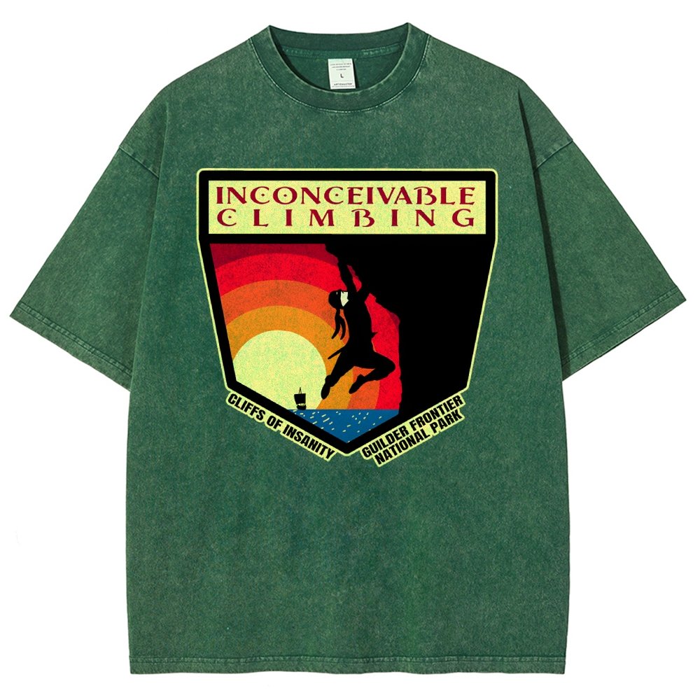 Inconceivable Climbing Vintage Distressed T-shirt