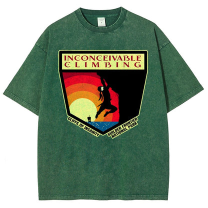 Inconceivable Climbing Vintage Distressed T-shirt