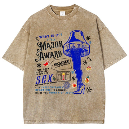 A Major Award Leg Lamp Vintage Distressed T-shirt