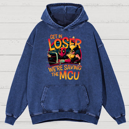 Saving The Universe Vintage Distressed Hoodie