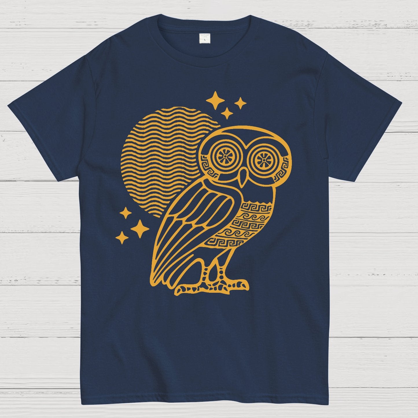 Ancient Greek Owl Geek T-Shirt