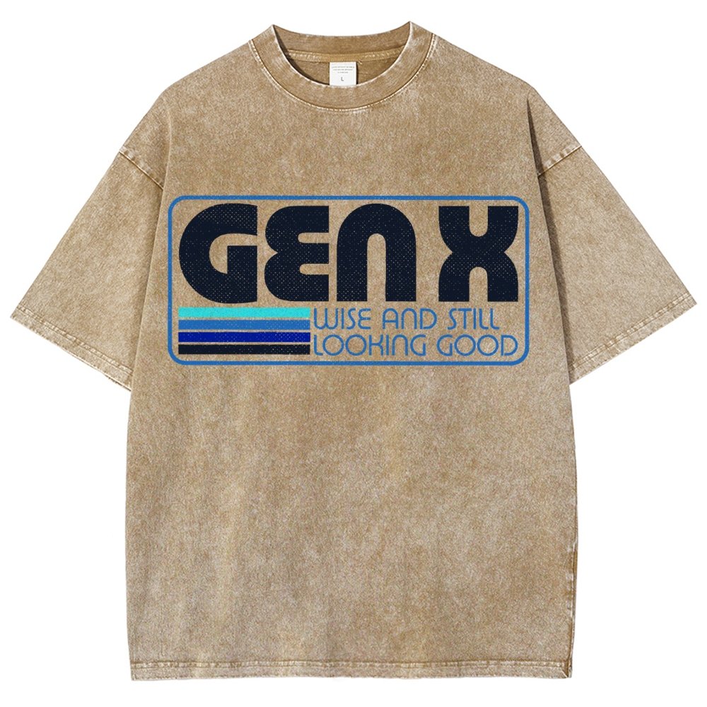 Gen X Vintage Quote Vintage Distressed T-shirt