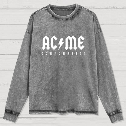 Ac-Me Corporation Washed Long Sleeve Tee