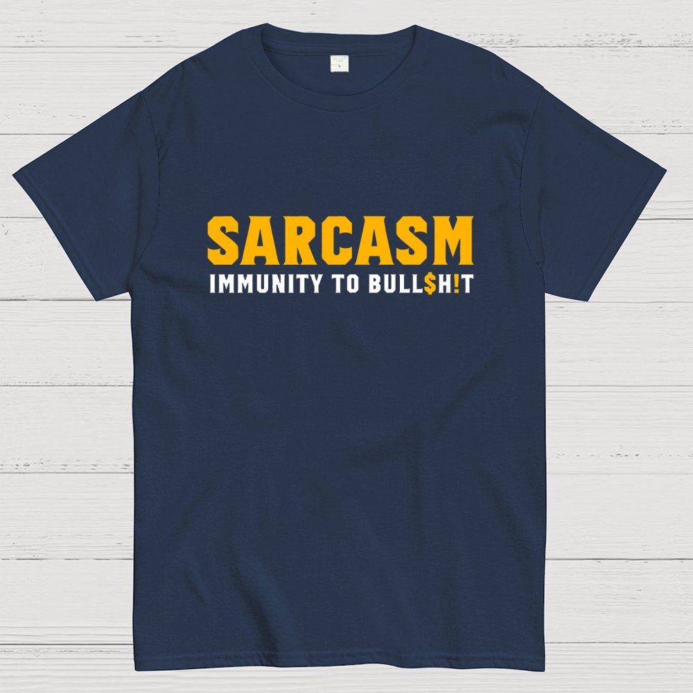 Sarcasm Immunity To Bull$H!T Geek T-Shirt