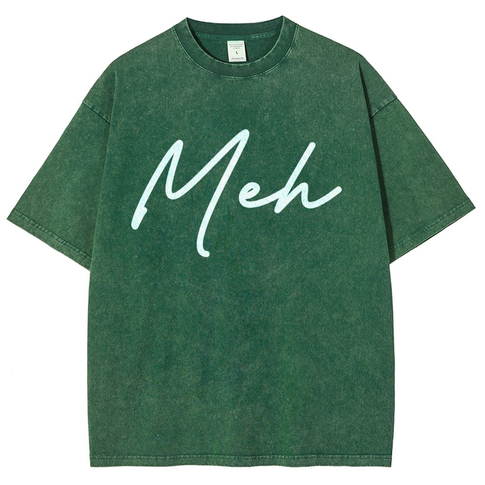 Meh Vintage Distressed T-shirt