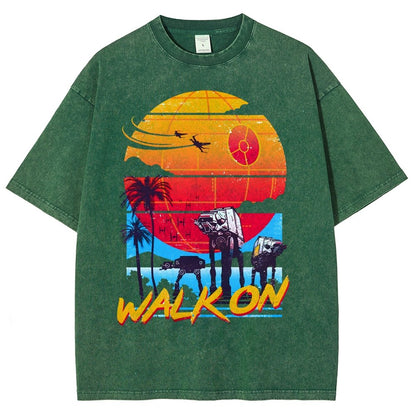 Walk On Vintage Distressed T-shirt