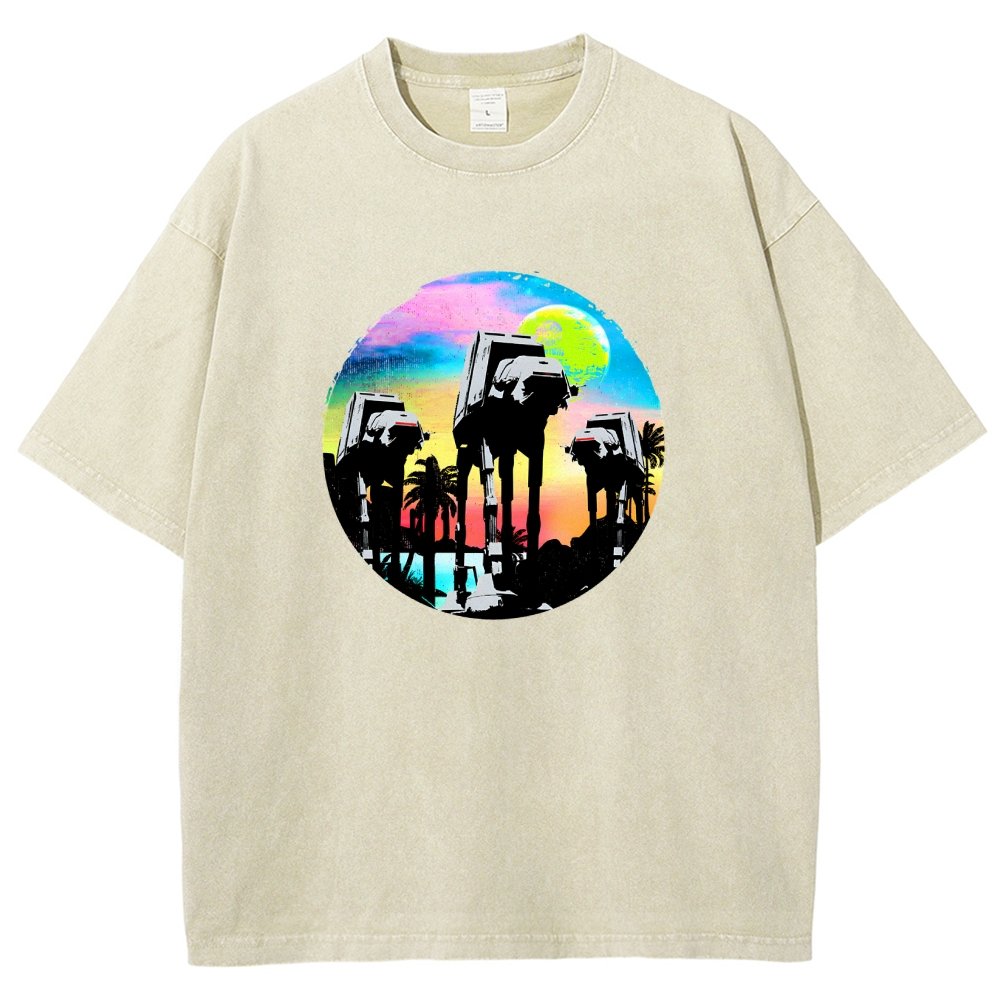 Retro Walker Adventure Vintage Distressed T-shirt