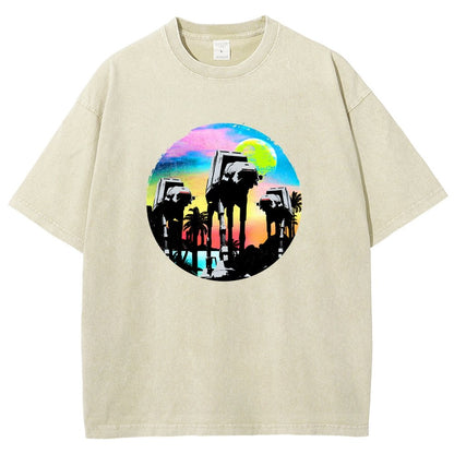 Retro Walker Adventure Vintage Distressed T-shirt