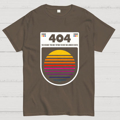 404 Decade Not Found Geeky T-Shirt