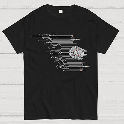 Microships – The Fastest Circuit in the Galaxy Geek T-Shirt