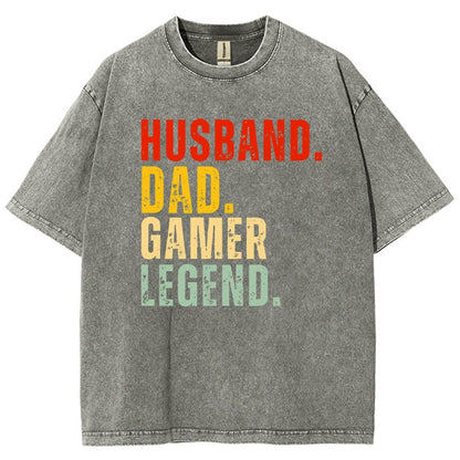 Gamer Dad Vintage Distressed T-shirt