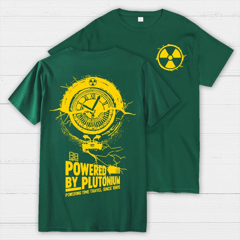 Plutonium Power Front And Back Printing Geek T-Shirt