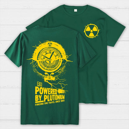 Plutonium Power Front And Back Printing Geek T-Shirt