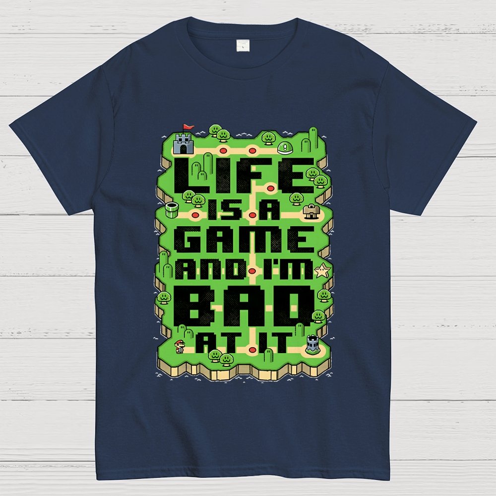 Vintage Game Map Joke Geek T-Shirt