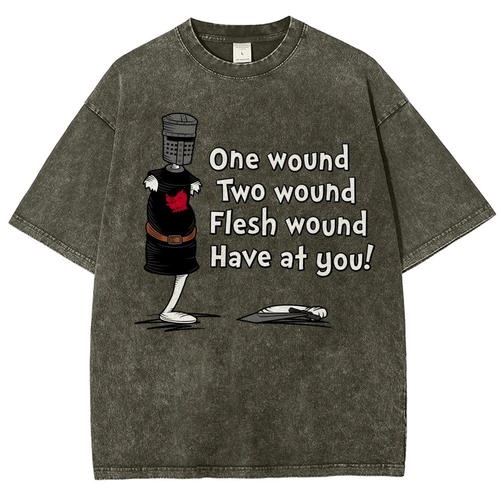 One Wound, Two Wound Essential Vintage Distressed T-shirt