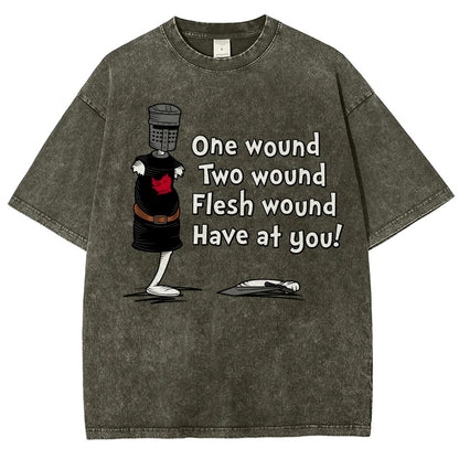 One Wound, Two Wound Essential Vintage Distressed T-shirt