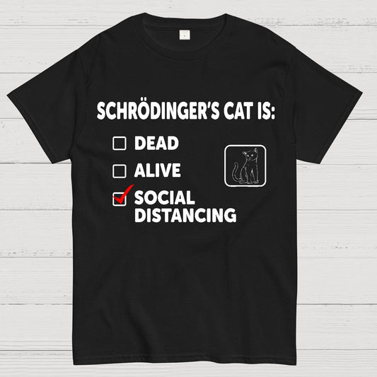 Schrodinger's Social Distancing Geek T-Shirt