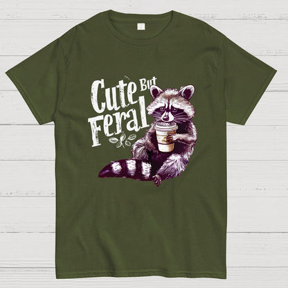Cute But Feral Funny Geek T-Shirt