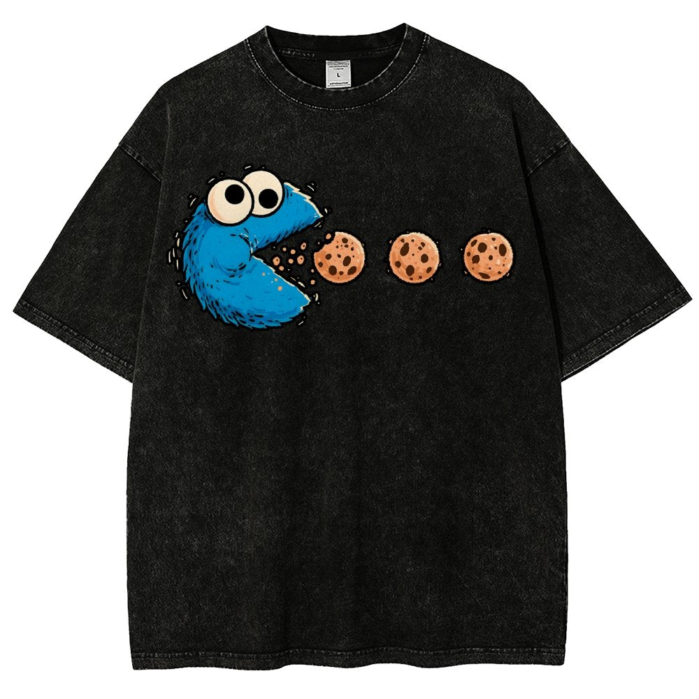 NomNom-Cookie Adventure Vintage Distressed T-shirt