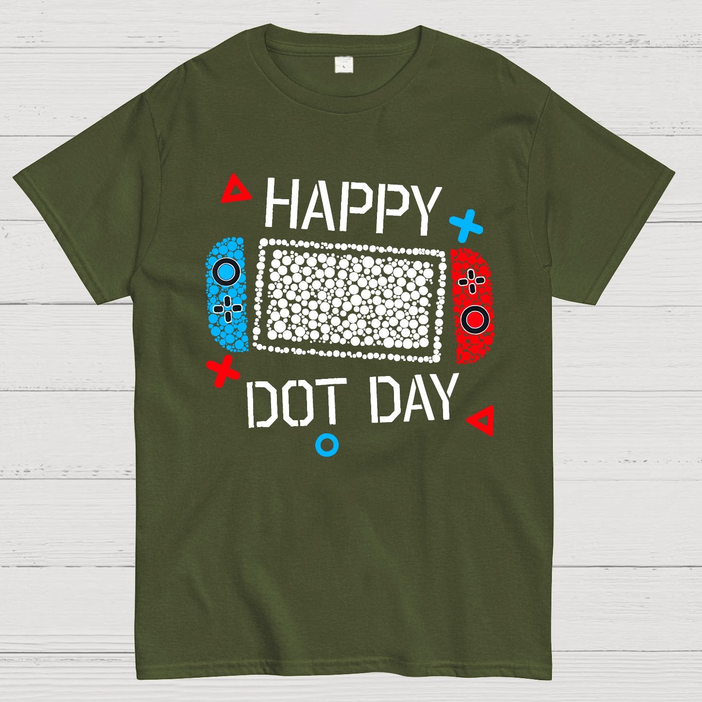 Happy International Dot Day Game Controller Geek T-Shirt