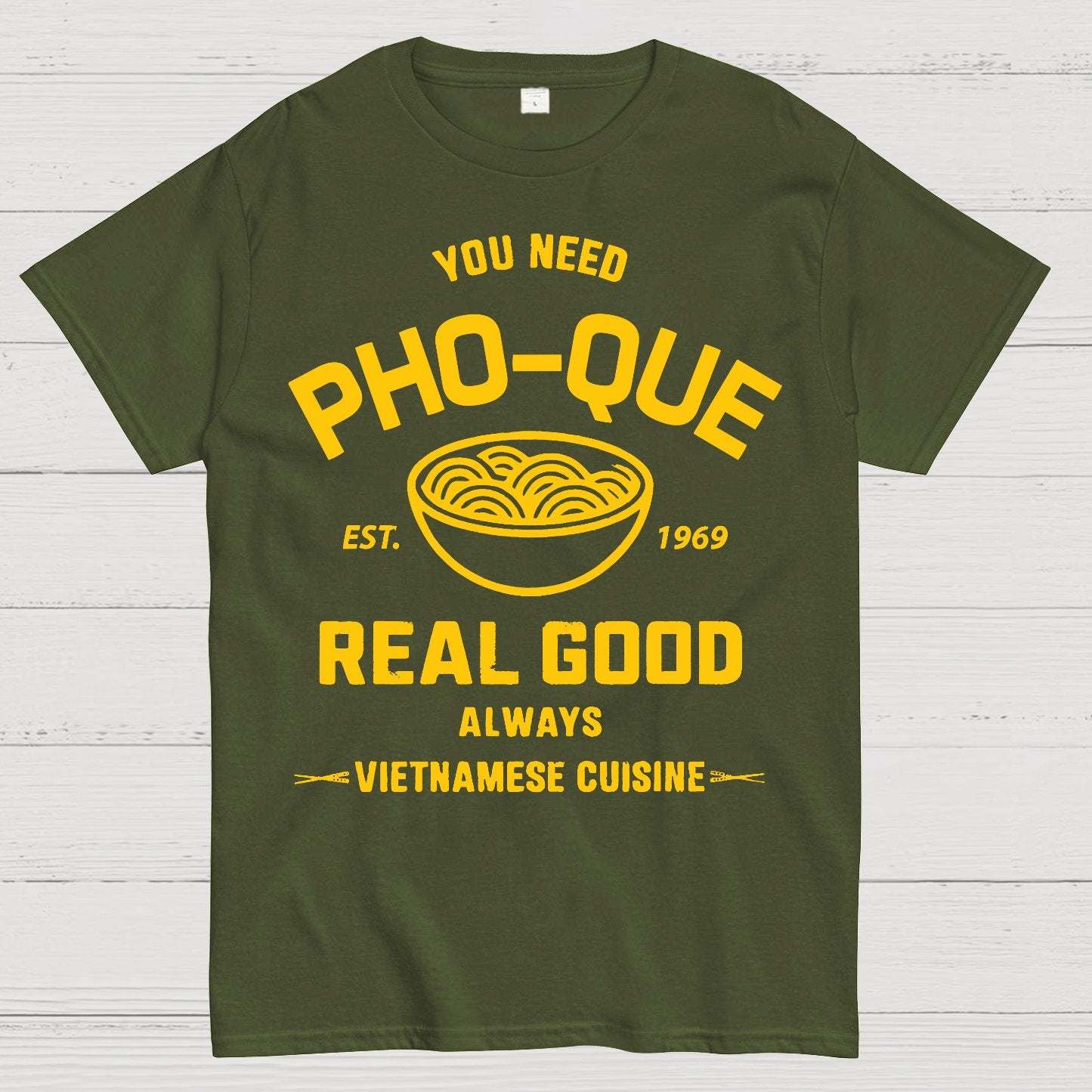 You Need Pho-Que Real Good Funny Pun Geek T-Shirt