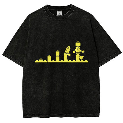 Bricks Evolution Vintage Distressed T-shirt