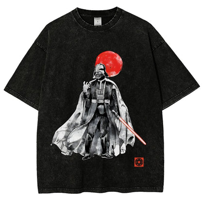 Dark Lord Sumi-E Vintage Distressed T-shirt