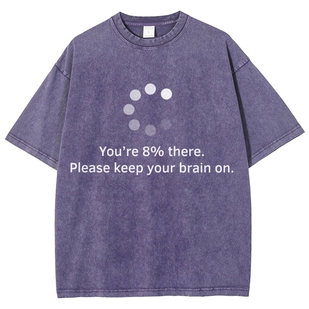 Brain Update Vintage Distressed T-shirt