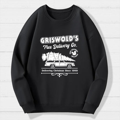 Holiday Tree Delivery Geek Cotton Sweatshirt