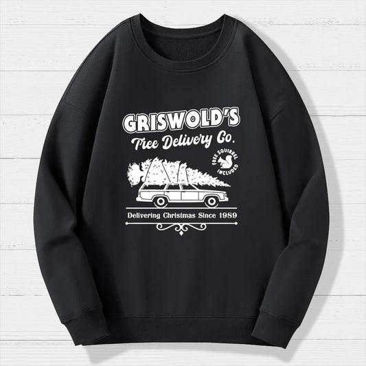 Holiday Tree Delivery Geek Cotton Sweatshirt