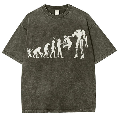 Evolution To Termination Vintage Distressed T-shirt