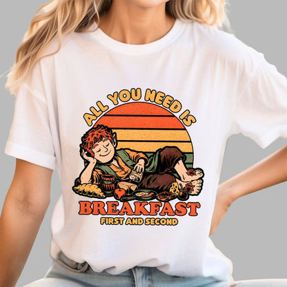 Breakfast Food Movie Geek T-Shirt