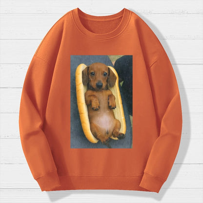 Real Hot Dog Geek Cotton Sweatshirt