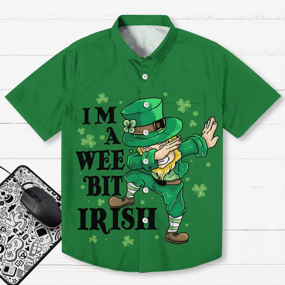 St. Patrick's Day Art Print Geek Hawaiian Shirt