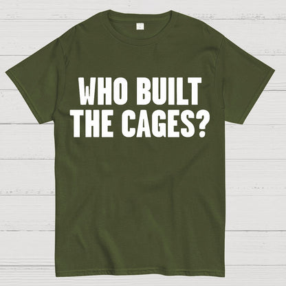 Who Built The Cage? Geek T-Shirt