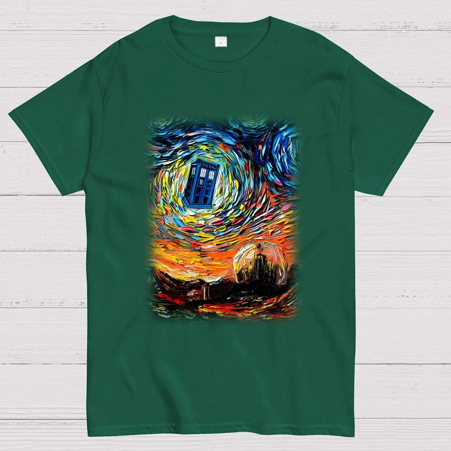van Gogh Never Saw Mysterious Place Geeky T-Shirt