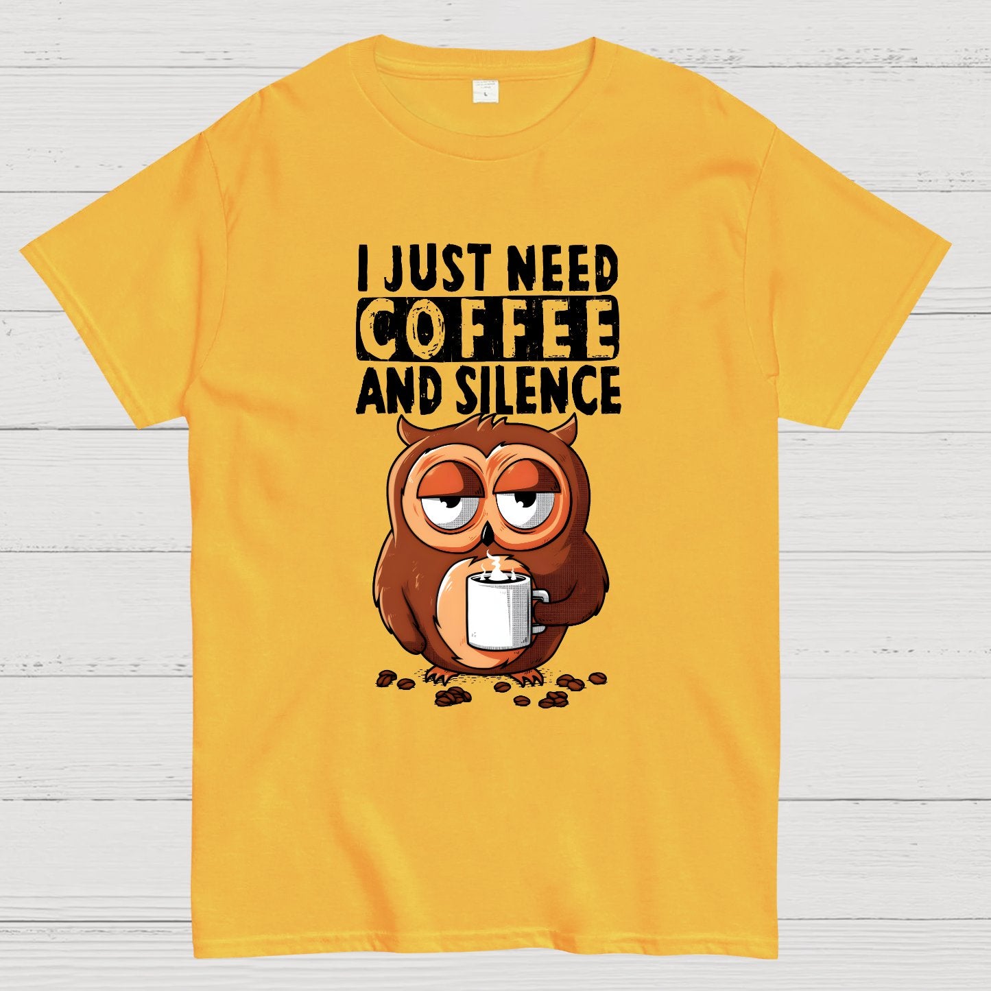 Coffee and Silence Geek T-Shirt