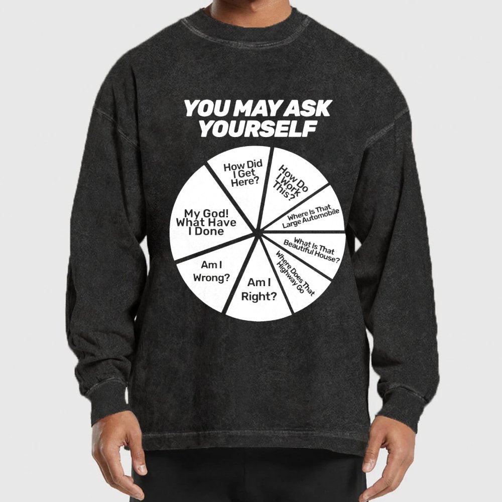 Techno Apocalypse Washed Long Sleeve Tee