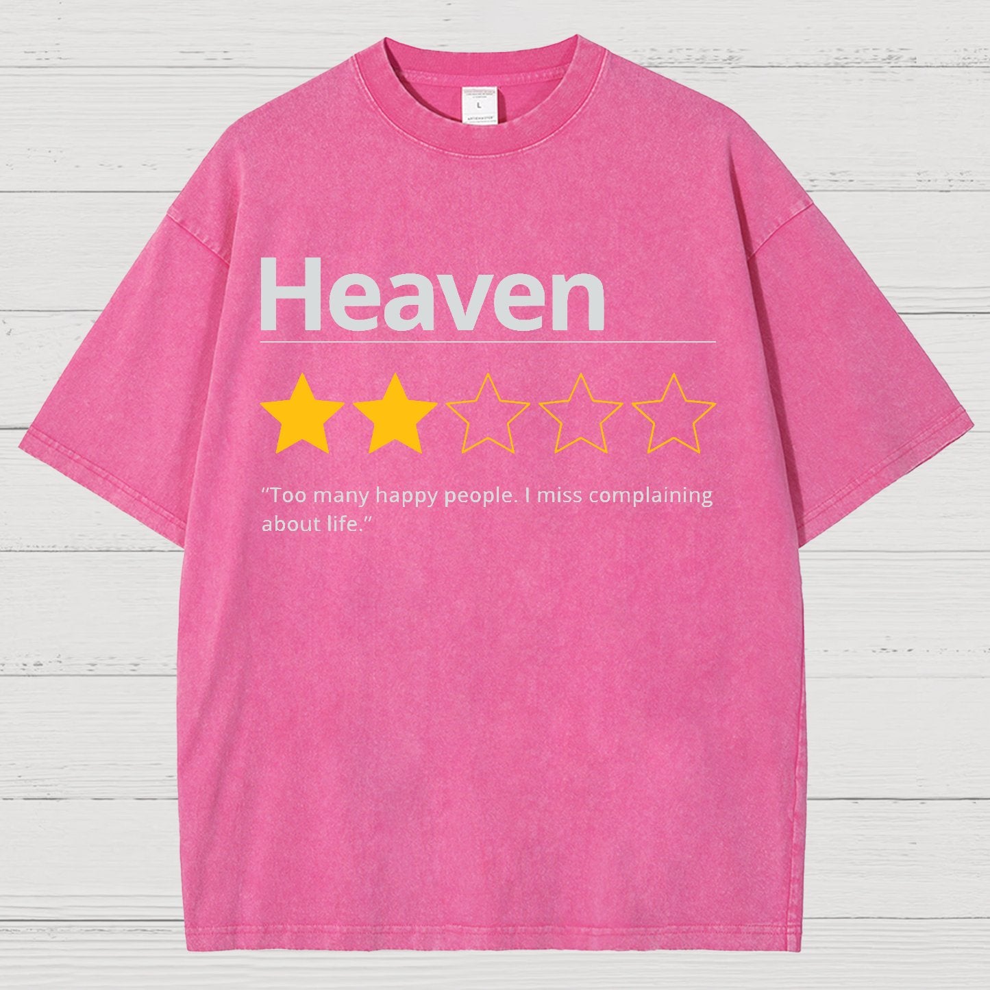 Honest Heaven Review Vintage Distressed T-shirt